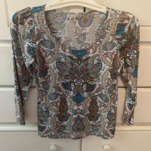 LOFT long sleeve blouse XS
